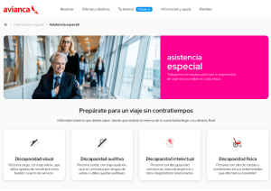 Avianca presenta sitio web inclusivo para personas con discapacidad